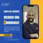 Carta del Docente ai precari: boom di sentenze favorevoli in tutta Italia