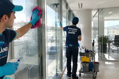 Pulizie vetrate uffici a Milano: il metodo di Milano Cleaning